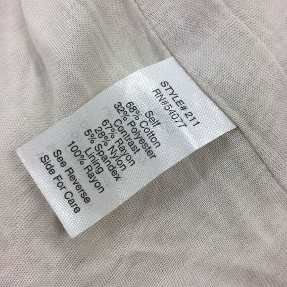 Cabi Shrunken Knit Moto Jacket Size Medium Womens Gray Layering M Style 211 - Picture 4 of 7